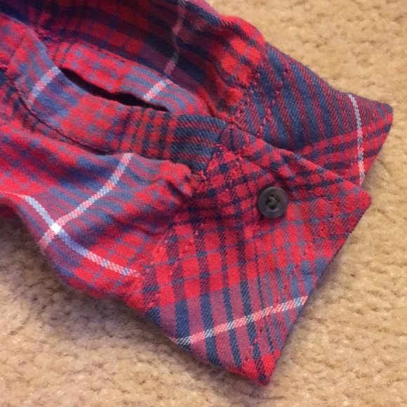 Long Red Flannel - Picture 4 of 6